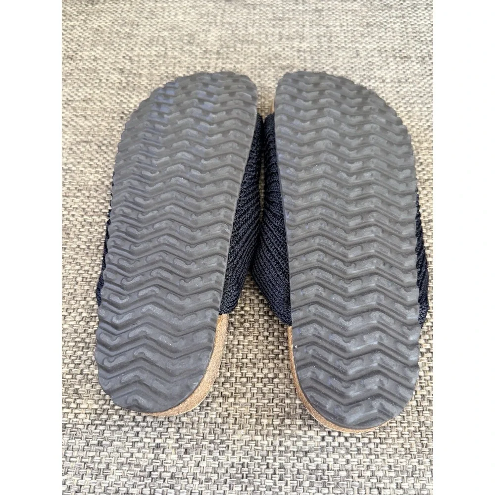 Arcopedico Women's EU 40 US‎ 9.5 Black Knit Open Back Slip On Comfort Shoes